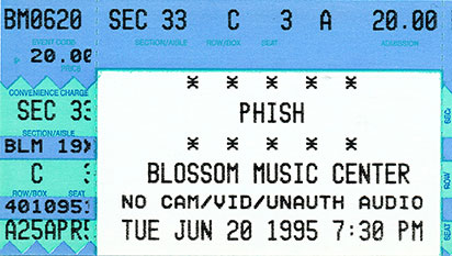 Live Phish Downloads 6-20-1995